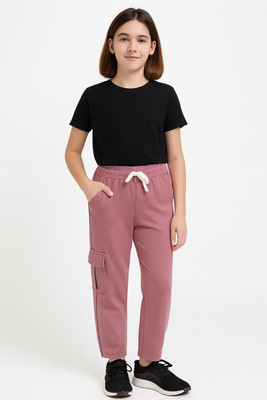 Maa Shakuntla Regular Fit Girls Pink Trousers