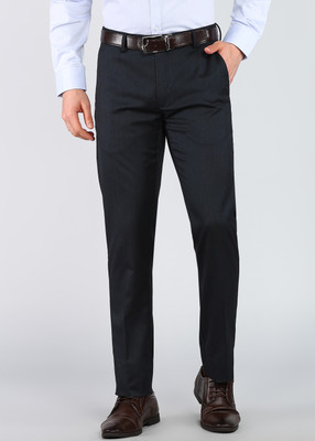 PETER ENGLAND Regular Fit Men Green Trousers