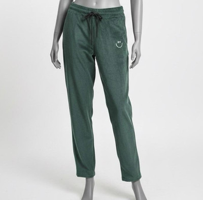 Fashion Point Comfort Fit Women Dark Green Trousers