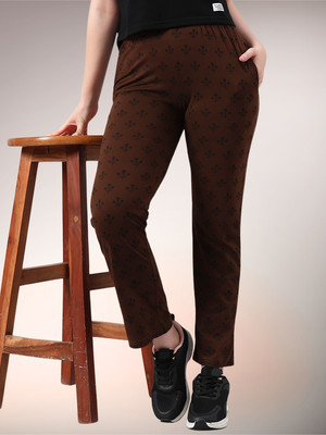 SWEETTOUCHMJO Regular Fit Women Brown Trousers