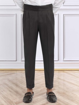 Klotthe Slim Fit Men Brown Trousers