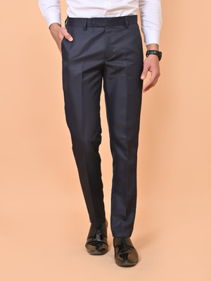 El Cielo Regular Fit Men Blue Trousers