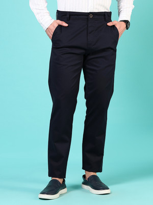 V-MART Slim Fit Men Blue Trousers