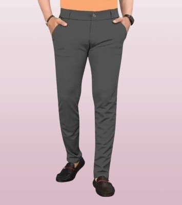 Kalehri Slim Fit Men Grey Trousers