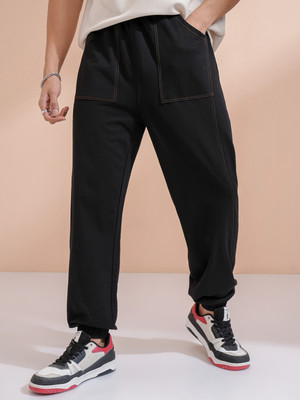 HIGHLANDER Straight Fit Men Black Trousers