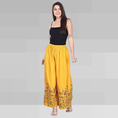 Synthify Flared Women Multicolor Trousers