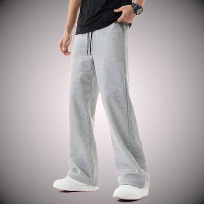 WEVOK WEAR Relaxed Men Grey Trousers
