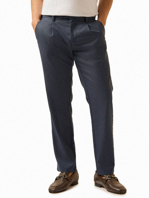 THE BEAR HOUSE Regular Fit Men Blue Trousers