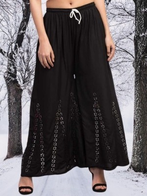 Irvin Relaxed Women Black Trousers