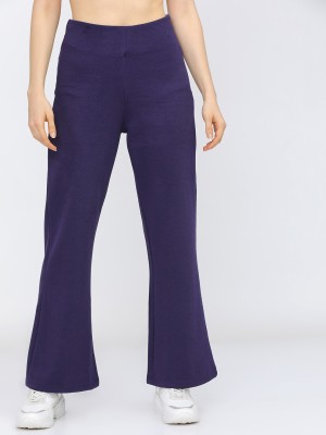 Tokyo Talkies Regular Fit Women Purple Trousers