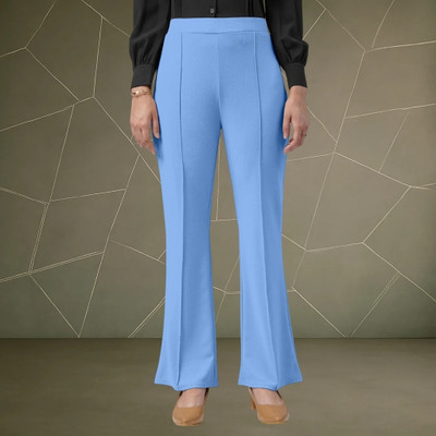 nitafashion Loose Fit Women Light Blue Trousers
