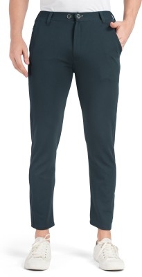 Mashaykh by SSIA Regular Fit Men Dark Green Trousers