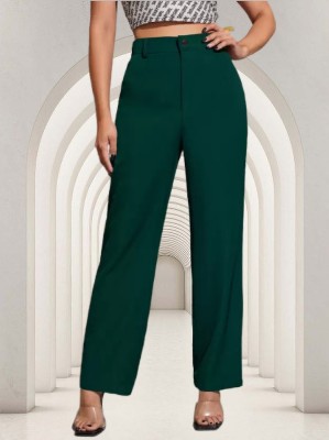 MISS BALIKA Regular Fit Women Green Trousers