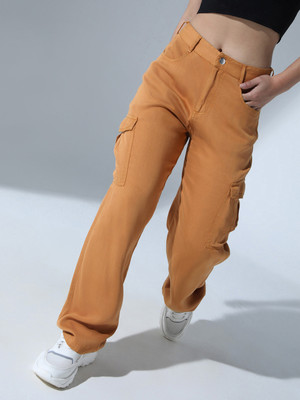 Hubberholme Flared Women Brown Trousers