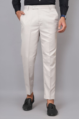 WEAROBICS Regular Fit Men Grey Trousers
