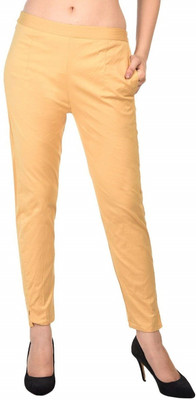 HouseOfCommon Regular Fit Women Beige Trousers