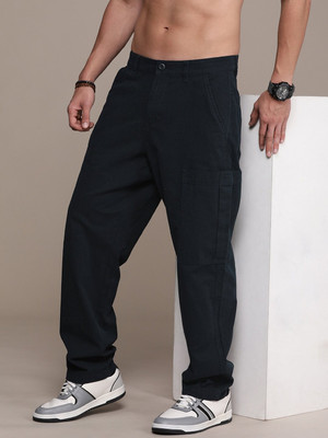 Roadster Regular Fit Men Blue Trousers