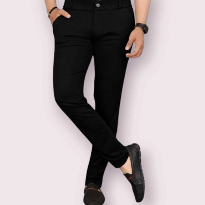 VEERACOLLECTION Regular Fit Men Blue Trousers