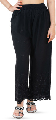 Virti WOMAN Regular Fit Women Black Trousers