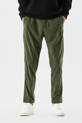 Snitch Relaxed Men Green Trousers