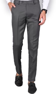 Sucheh Gwalior Regular Fit Men Grey Trousers