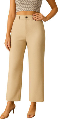 KARIMA INETERNATIONAL Regular Fit Women Beige Trousers