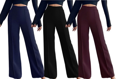 Kintu Parantu Regular Fit Women Blue, Black, Maroon Trousers