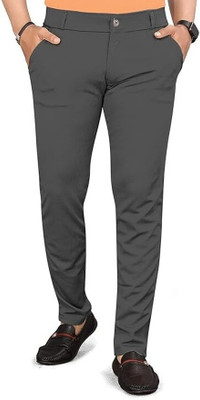 WOMEN MODE Regular Fit Men Grey Trousers