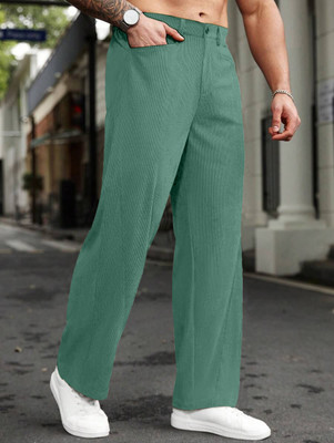 Rajovati Loose Fit Men Blue Trousers