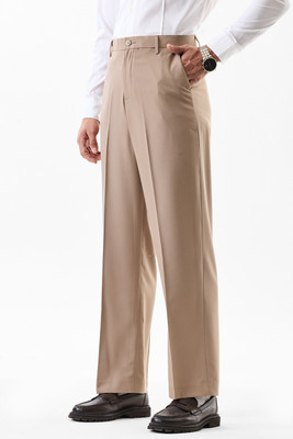 Snitch Regular Fit Men Beige Trousers
