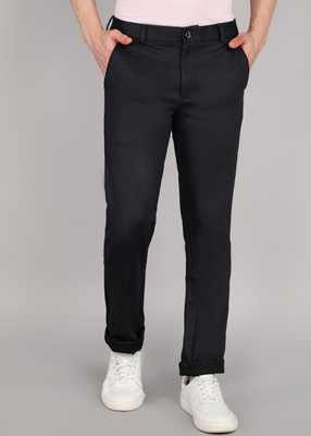 KILLER Slim Fit Men Dark Blue Trousers