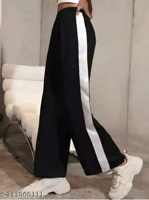 GREEN-SHADE Regular Fit Women Black Trousers