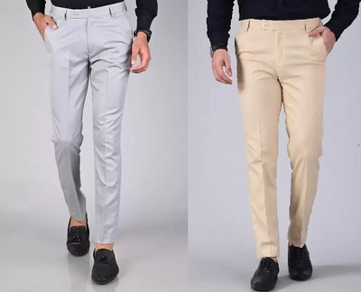 Mark Lewis Regular Fit Men Multicolor Trousers