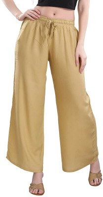 KGN FASHION Regular Fit Women Beige Trousers