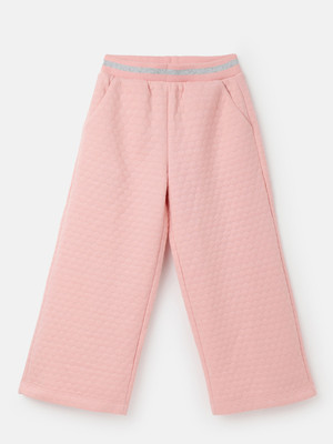 United Colors of Benetton Regular Fit Girls Pink Trousers