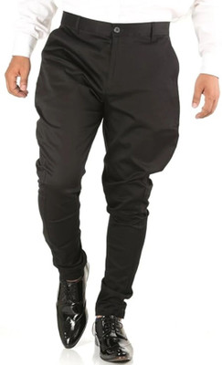Breakthrough Flared Men Black Trousers