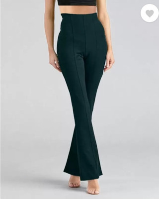 Purser Skinny Fit Women Dark Green Trousers