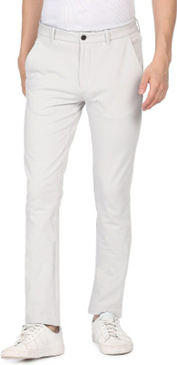 ARROW Skinny Fit Men Grey Trousers