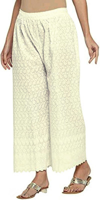SMAASUM Comfort Fit Women Beige Trousers