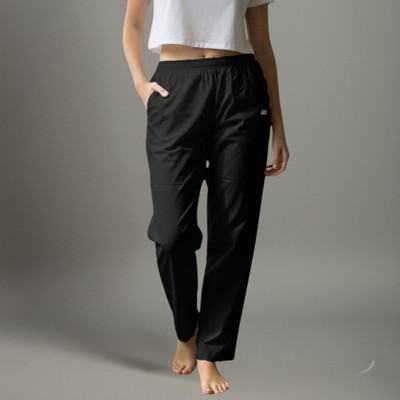 AlbellaFashions Straight Fit Women Black Trousers