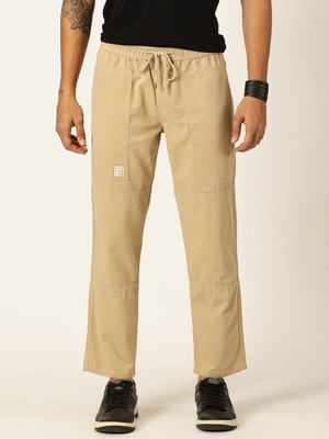 THOMAS SCOTT Relaxed Men Beige Trousers