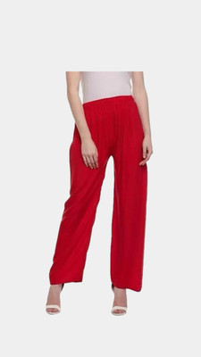 Balajiionlines Regular Fit Women Red Trousers