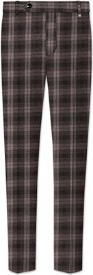 french crown Regular Fit Men Brown Trousers