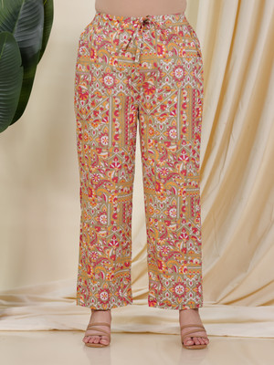 Aramya Comfort Fit Women Green Trousers