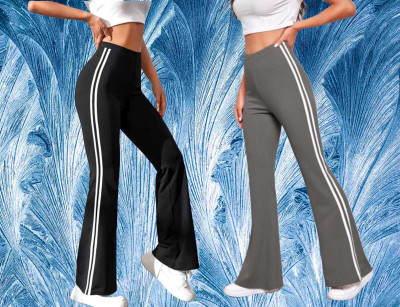 L Fashion Jeans Regular Fit Women Black, Grey Trousers