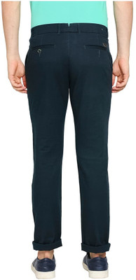 BASICS Tapered Men Green Trousers