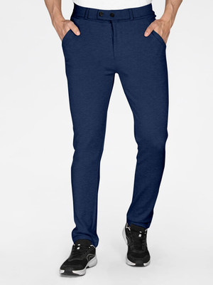 lapataclub Slim Fit Men Blue Trousers