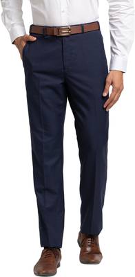 Raymond Regular Fit Men Blue Trousers Price History