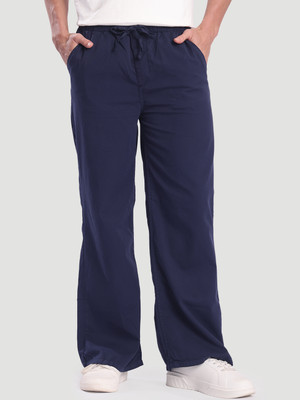 Bene Kleed Relaxed Men Dark Blue Trousers
