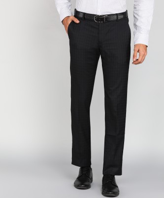 ARROW FORMALS Regular Fit Men Grey Trousers